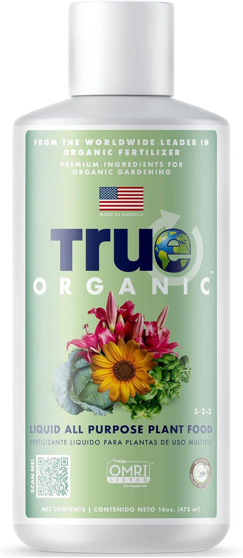 All Purpose Liquid Plant Food - Liquid Fertilizer 16Oz - CDFA, OMRI Listed for Organic Gardening NPK 3-2-2