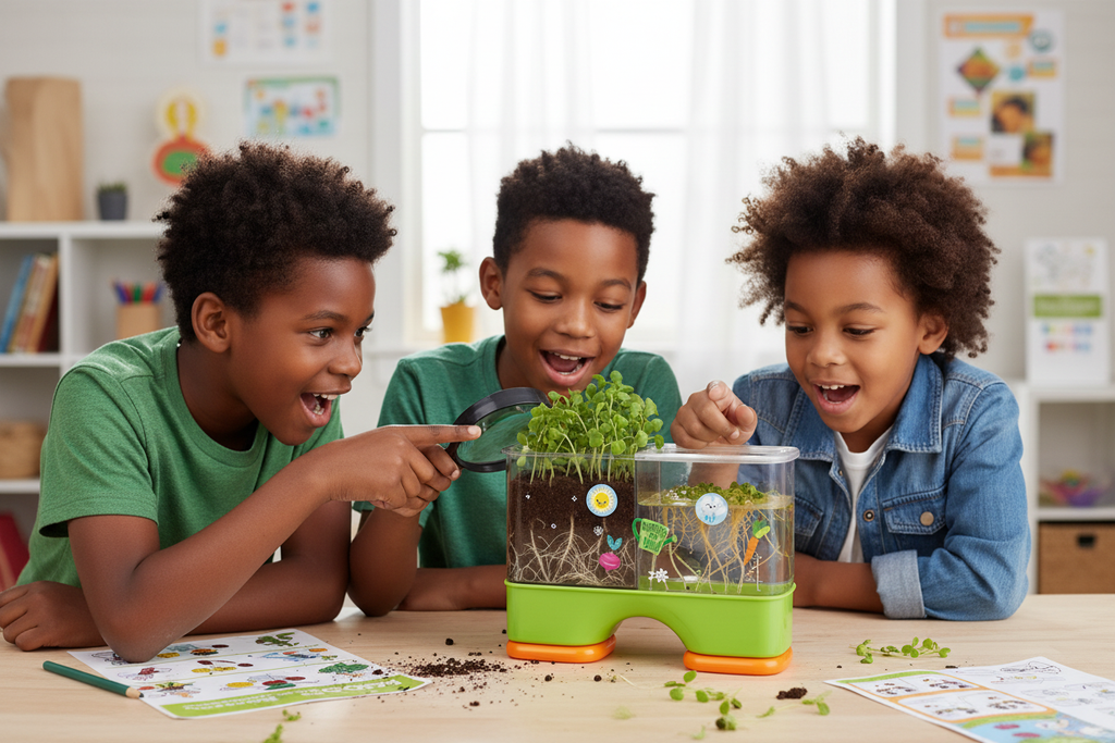 African American children using root viewer 1