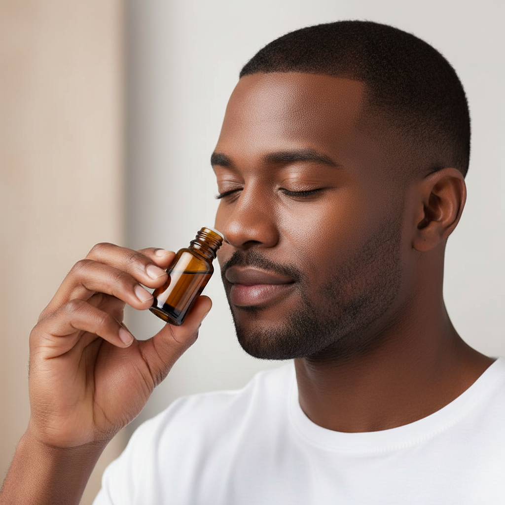 Peppermint Essential Oil - Lifestyle with Product